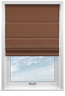 Stamford, Cinnamon - Roman Blind